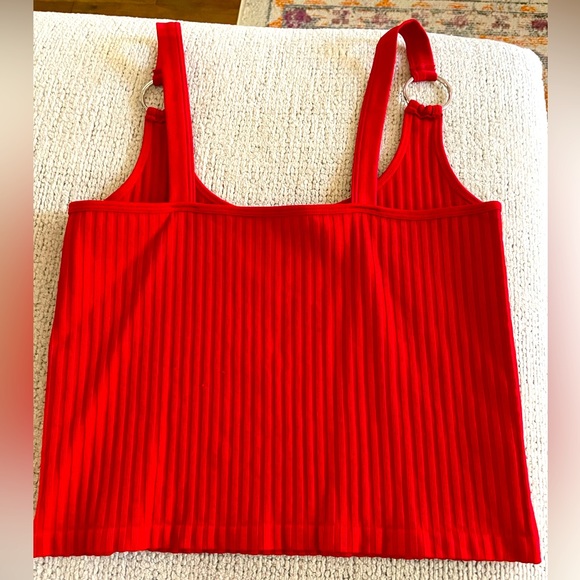 Womens Ribbed Crop Top - Picture 2 of 3